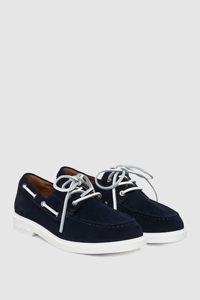 ΠΑΠΟΥΤΣΙΑ KARL LAGERFELD - 5AA NAVY SUEDE